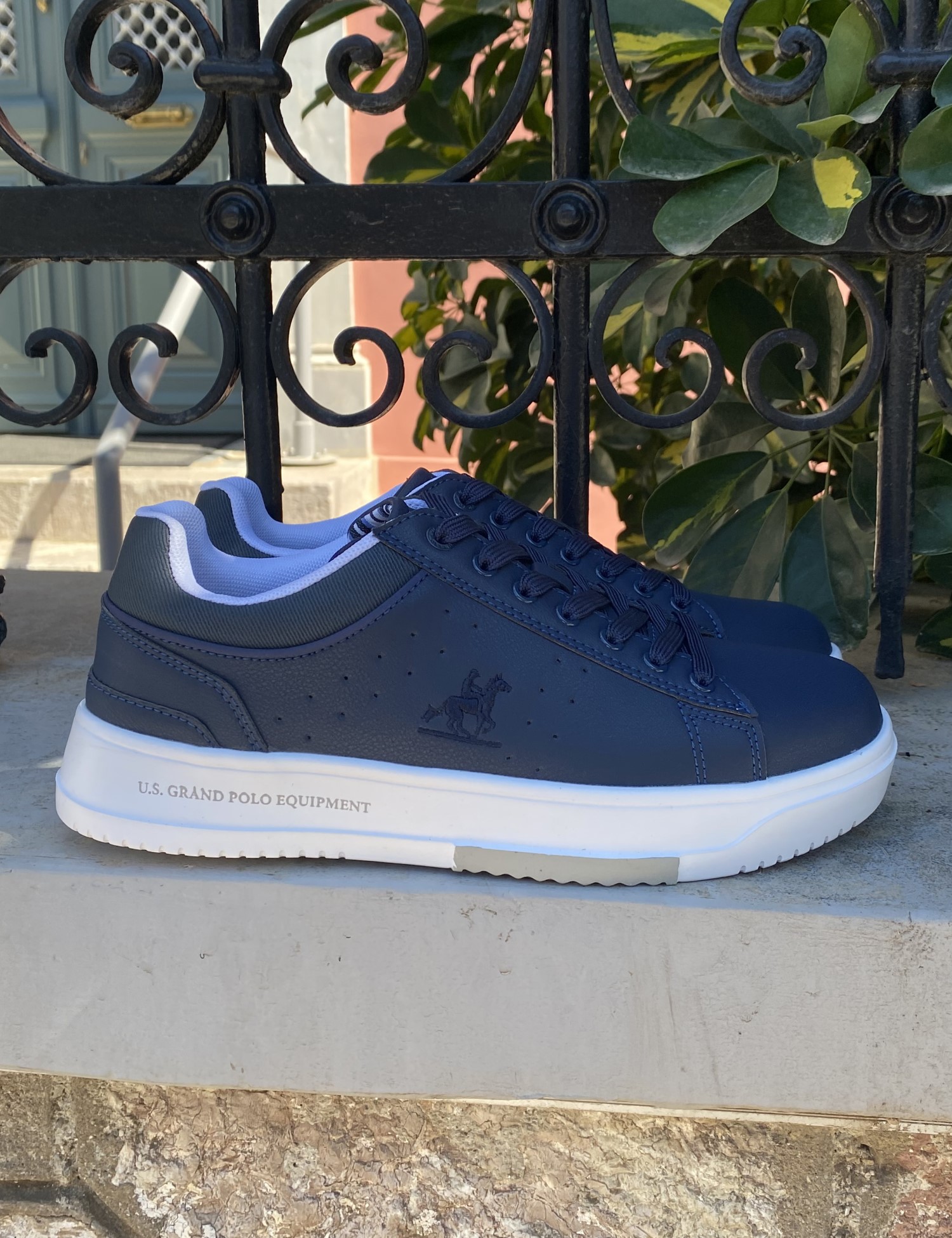 US GRAND POLO ανδρικά μπλε navy casual sneakers GPM21265L